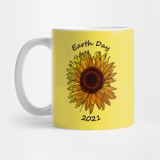 Sunflower for Earth Day 2021 Mug